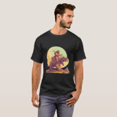 Neanderthaler rijdt monster t-shirt (Voorkant volledig)
