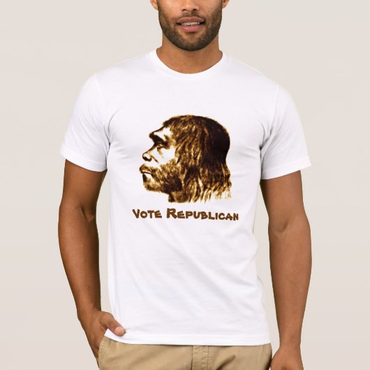 Neanderthaler Shirt "Stem Republikein" (Voorkant)