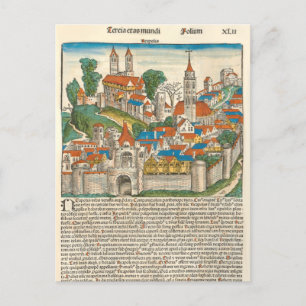 Neapolis Napels Italië Medieval Manuscript Briefkaart