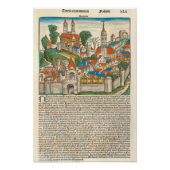 Neapolis Napels Italië Medieval Manuscript Perfect Poster (Voorkant)