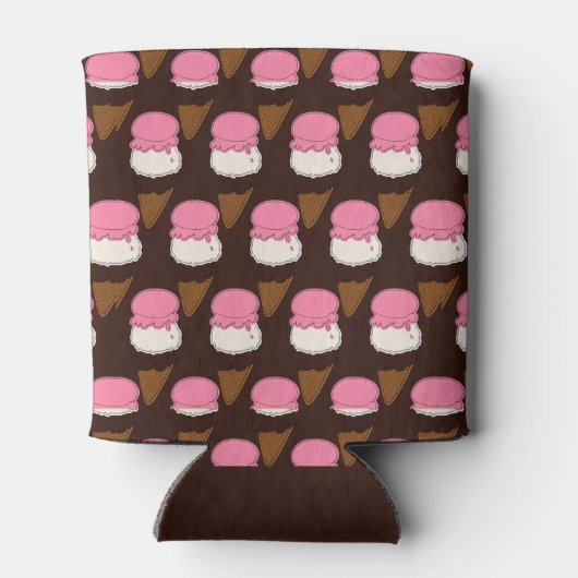 Neapolitaan-getitreerd ijskap bevat 1-KOELBOX Blikjeskoeler (Achterkant)