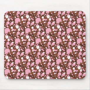 Neapolitaan Stippen 03 Bruin M-COMPUTER MOUSEPAD Muismat