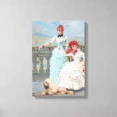 Neapolitan Beauties van Vittorio Matteo Corcos Canvas Afdruk (Voorkant)