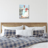 Neapolitan Beauties van Vittorio Matteo Corcos Canvas Afdruk (Insitu (Slaapkamer))