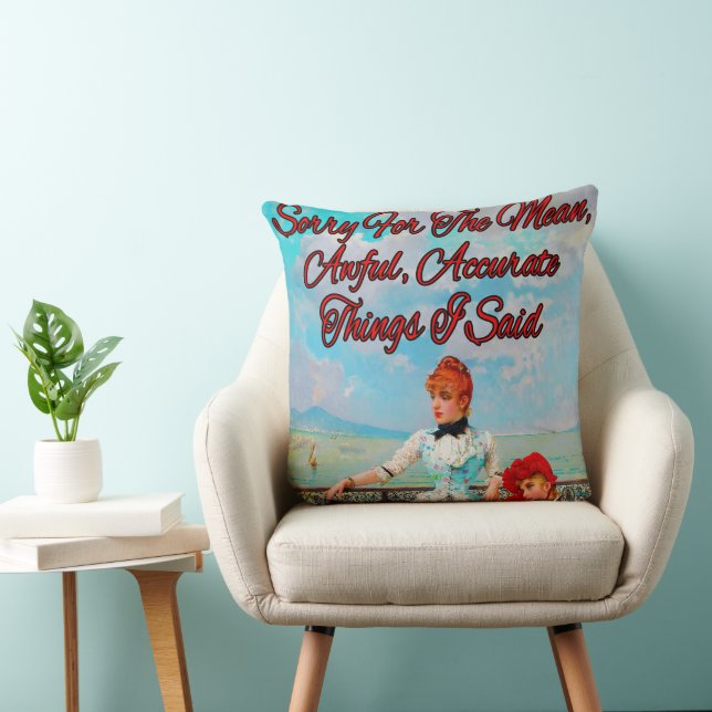 Neapolitan Beauties van Vittorio Matteo Corcos Kussen (Stoel)