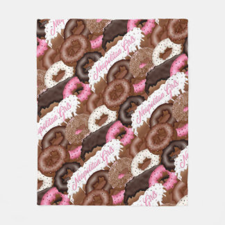 Neapolitan-Girls-Donuts Fleece Deken