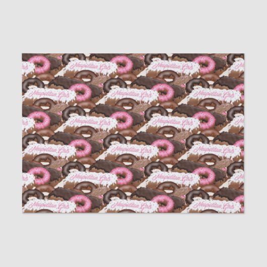 Neapolitan-Girls-Donuts Tissuepapier (Voorkant)