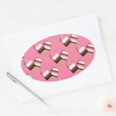 Neapolitan Ice Cream Bars 01-OVAL STICKERS (Envelop)