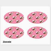 Neapolitan Ice Cream Bars 01-OVAL STICKERS (Vel)