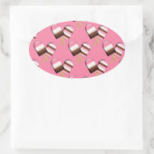 Neapolitan Ice Cream Bars 01-OVAL STICKERS (Tas)