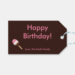 Neapolitan Ice Cream Bars 2-GIFT LABELS Cadeaulabel