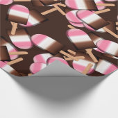 Neapolitan-Ice Cream Bars 2-GIFT WRAPPINGPAPIER Cadeaupapier (Hoek)