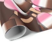 Neapolitan-Ice Cream Bars 2-GIFT WRAPPINGPAPIER Cadeaupapier (Rol Hoek)