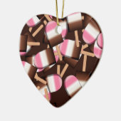 Neapolitan Ice Cream Bars 2-HART ORNAMENT (Links)