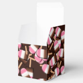 Neapolitan Ice Cream Bars 2-PARTIJ FAVOR BOX, Sq Bedankdoosjes (Geopend)