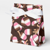 Neapolitan Ice Cream Bars 2-PARTIJ FAVOR BOX, Tent Bedankdoosjes (Voorkant Zijde)