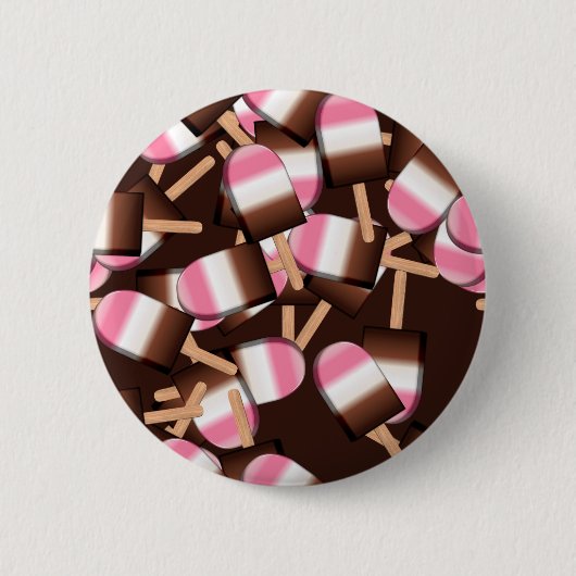 Neapolitan Ice Cream Bars 2-PIN-BUTTON Ronde Button 5,7 Cm (Voorkant)