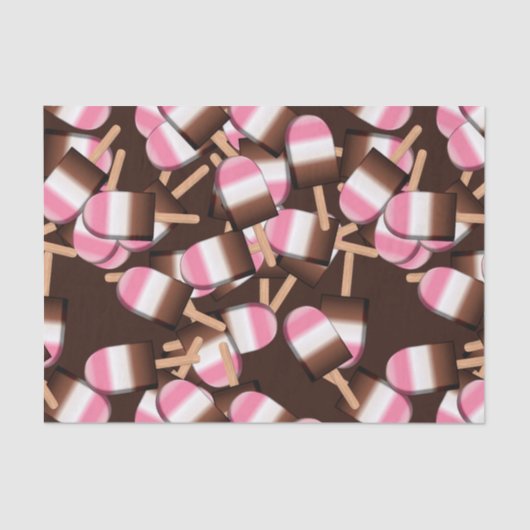 Neapolitan Ice Cream Bars 2-weefsel, omslagpapier Tissuepapier (Voorkant)