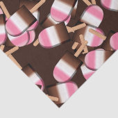 Neapolitan Ice Cream Bars 2-weefsel, omslagpapier Tissuepapier (Detail)
