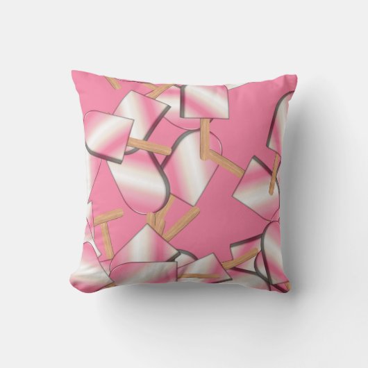 Neapolitan Ice Cream Bars-Strawb Vanilla Pillow Kussen (Voorkant)