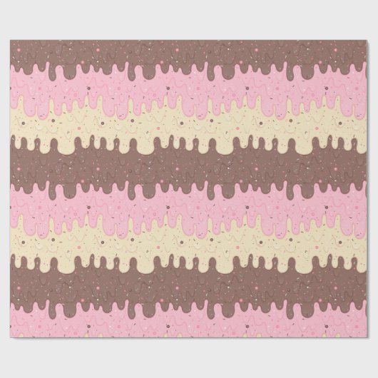 Neapolitan Ice Cream Cadeaupapier (Vlak)
