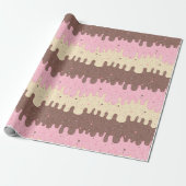 Neapolitan Ice Cream Cadeaupapier (Uitgerold)