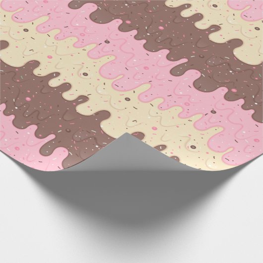 Neapolitan Ice Cream Cadeaupapier (Hoek)