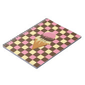 Neapolitan Ice Cream Checkered Pattern Notebooks Notitieboek (Linkerzijde)