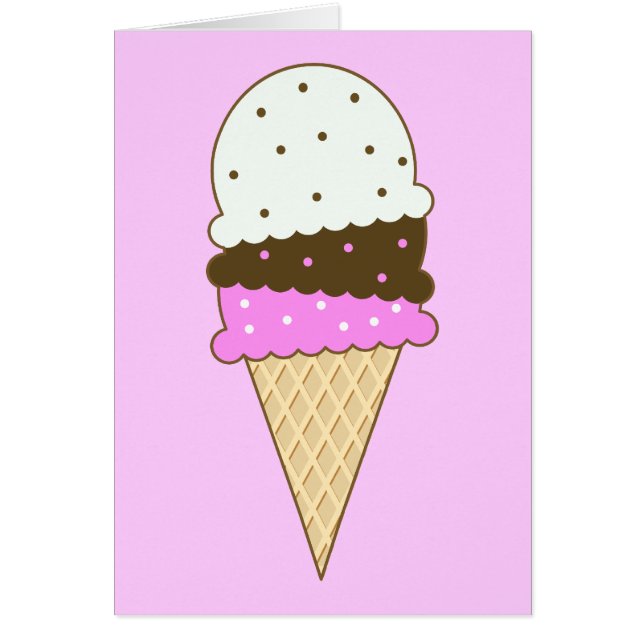 Neapolitan Ice Cream Cone (Voorkant)