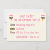 Neapolitan Ice Cream Cone Kaart (Achterkant)