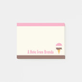 Neapolitan Ice Cream Cone Post-it® Notes (Voorkant)