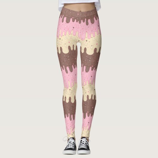 Neapolitan Ice Cream Leggings (Voorkant)