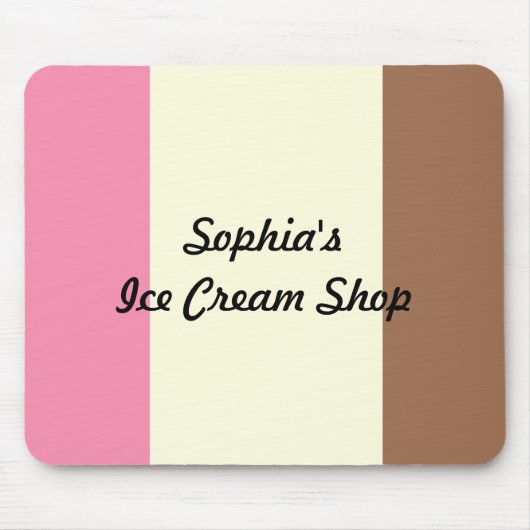 Neapolitan Ice Cream Muismat (Voorkant)