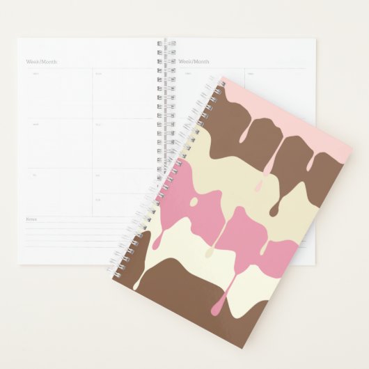 Neapolitan Ice Cream neerhalen Planner (Display)