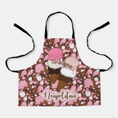 Neapolitan Ice crème Schort (Voorkant)