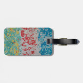 Neapolitan Marbling Bagagelabel (Achterkant horizontaal)