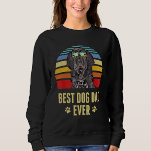 Neapolitan Mastiff Best Dog Dad ever Retro Sunset Trui