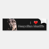 Neapolitan mastiff bumper sticker (Voorkant)