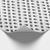 Neapolitan Mastiff Happy Face Cadeaupapier (Hoek)