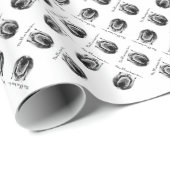 Neapolitan Mastiff Happy Face Cadeaupapier (Rol Hoek)