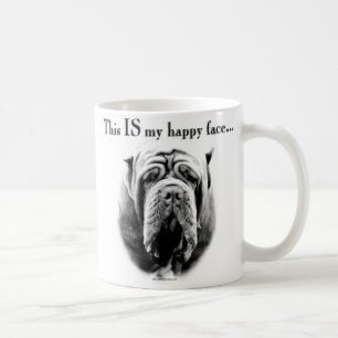 Neapolitan Mastiff Happy Face Koffiemok