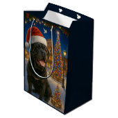 Neapolitan Mastiff Holiday Card Medium Cadeauzakje (Achterkant Gekanteld)