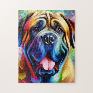 Neapolitan Mastiff Hond Acrylprint Hond Legpuzzel