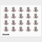 Neapolitan Mastiff Ma Black Ronde Sticker (Vel)