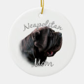 Neapolitan Mastiff mama 2 Keramisch Ornament (Voorkant)