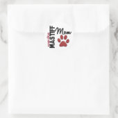 Neapolitan Mastiff mama 2 Ronde Sticker (Tas)