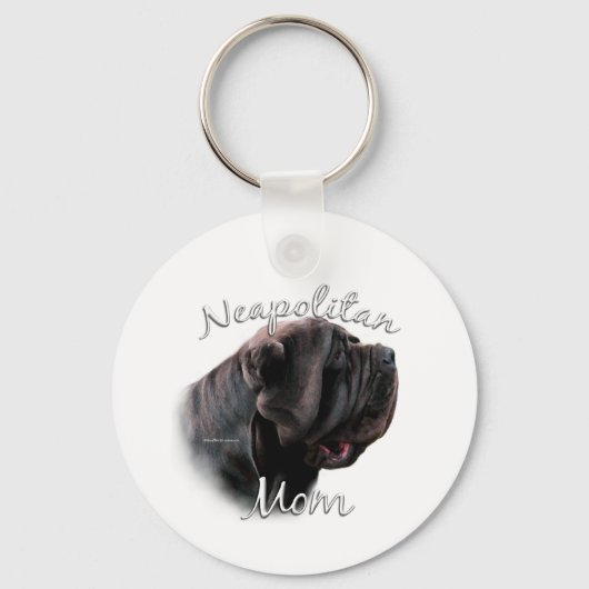 Neapolitan Mastiff mama 2 Sleutelhanger (Voorkant)