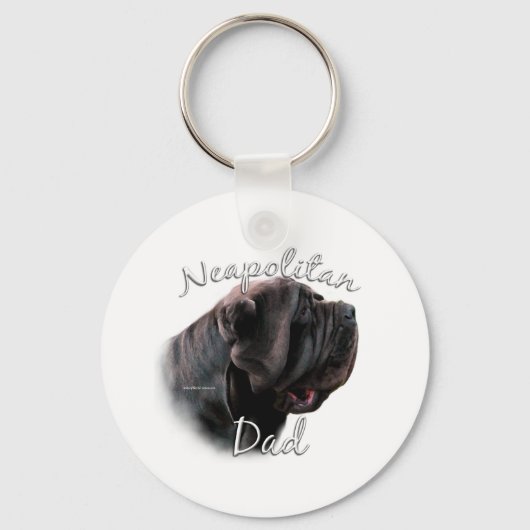Neapolitan Mastiff Pa 2 Sleutelhanger (Voorkant)