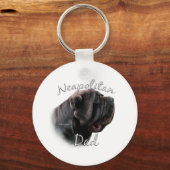 Neapolitan Mastiff Pa 2 Sleutelhanger (Achterkant)