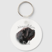 Neapolitan Mastiff Pa 2 Sleutelhanger (Achterkant)